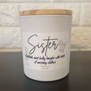 Sister Candle, Gift for sister